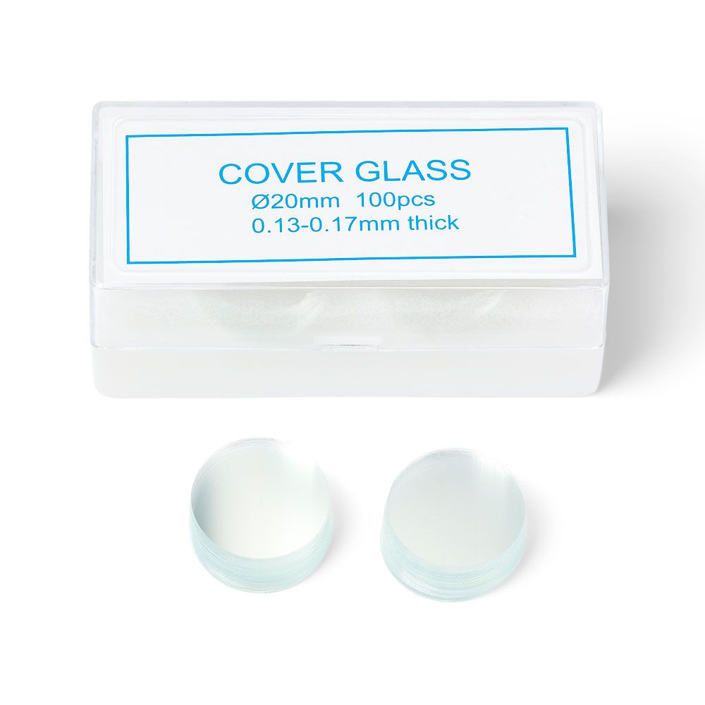 United Scientific® Round Coverslips  20 mm