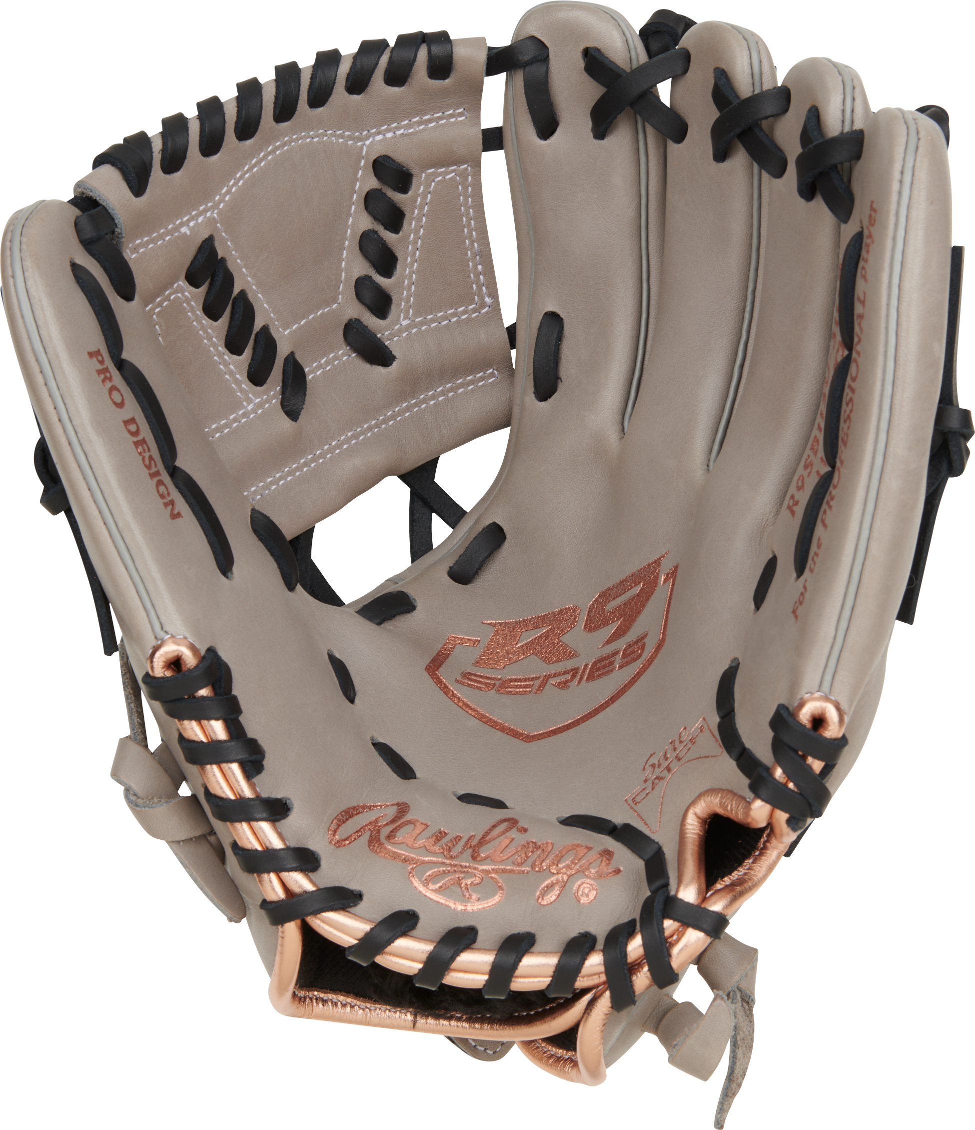 Rawlings R9 Contour Series 11.5-Inch Softball Glove - Right Hand Thrower - Gray