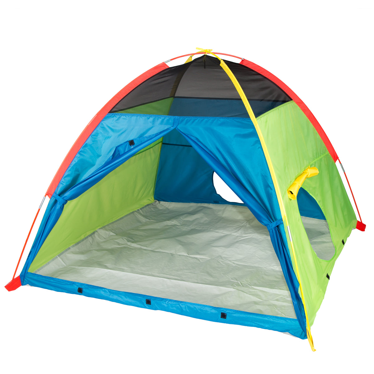 Super Duper 4-Kid Dome Tent - Blue / Green / Red / Yellow