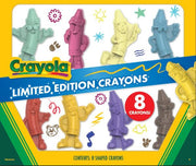 Crayola Tip Character Shaped Crayons, 8 Ct, Limited Edition Retired Crayon Colors, Easter Basket Essentials, Easter Gift for Kids