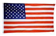 American Flag 2x3 ft. Nylon, 100% Made in USA Dyed Design with Brass Grommets.