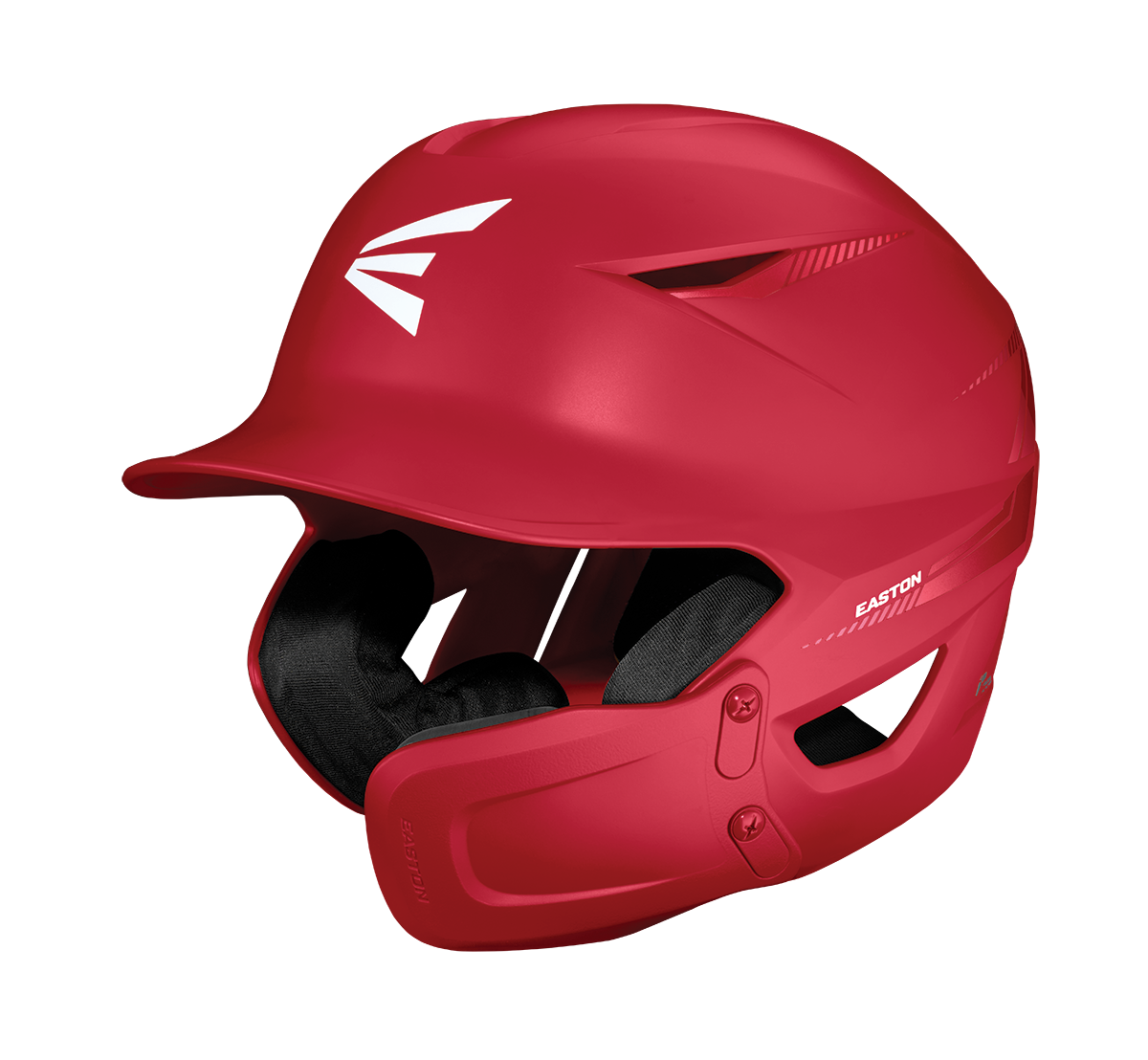Easton Pro Max Large/Xlarge Batting Helmet With Universal Jaw Guard - Large/Extra Large - Red
