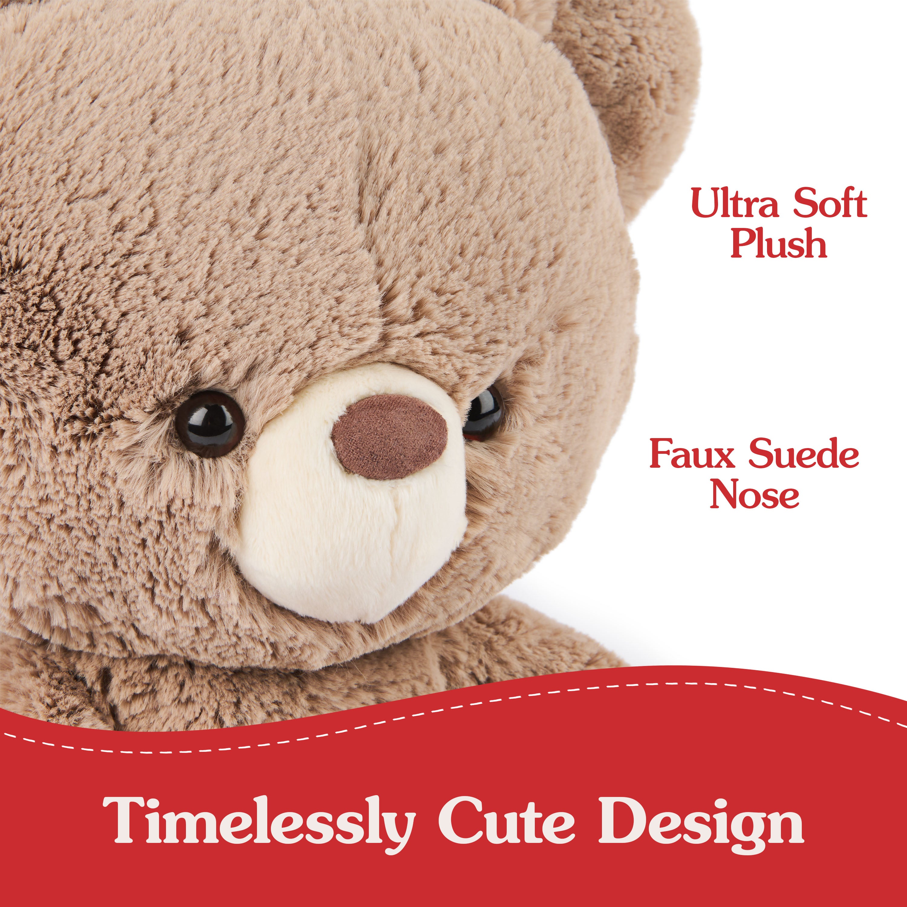 GUND Kai Teddy Bear Plush Toy, Premium Stuffed Animal for Ages 1 and Up, Taupe, 12”