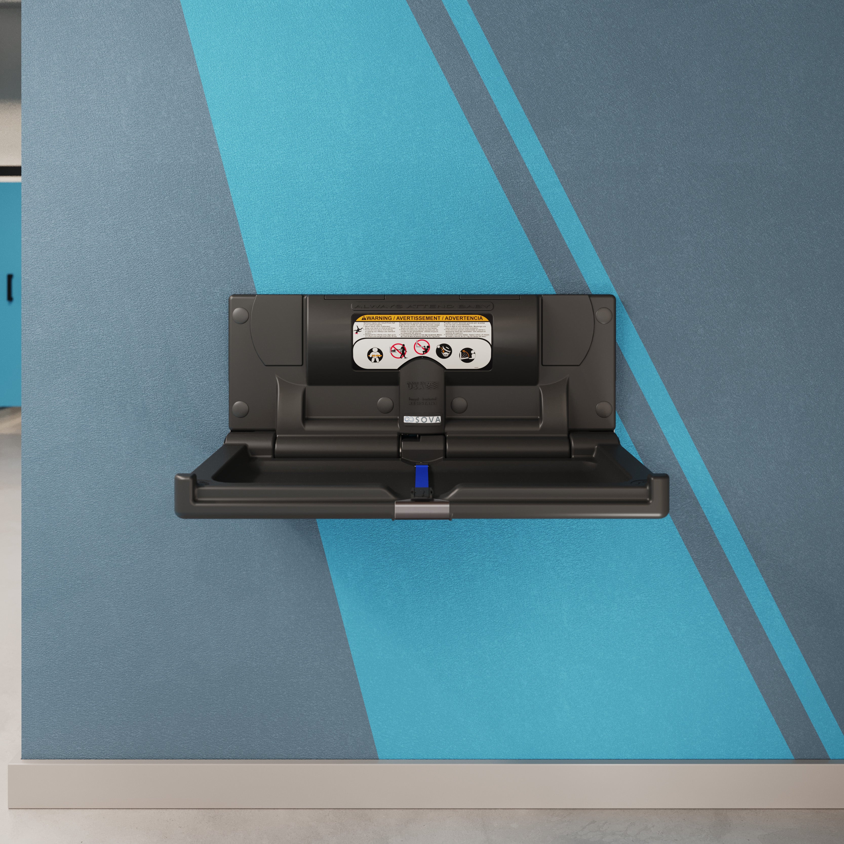 Origin Horizontal Surface Mount w/ EZ Mount™ Backer Plate - Black