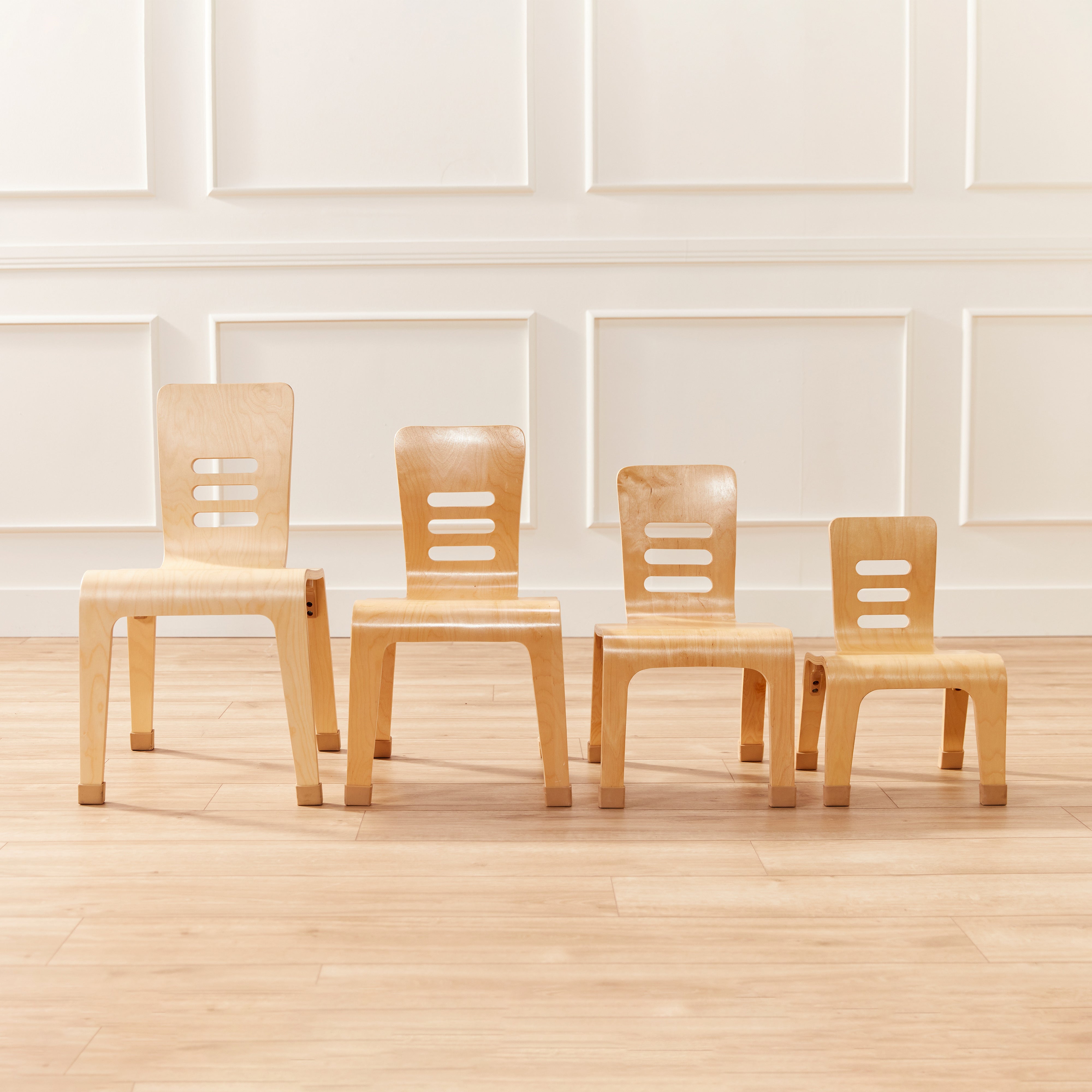 12in Bentwood Chair 2-Pack - Natural