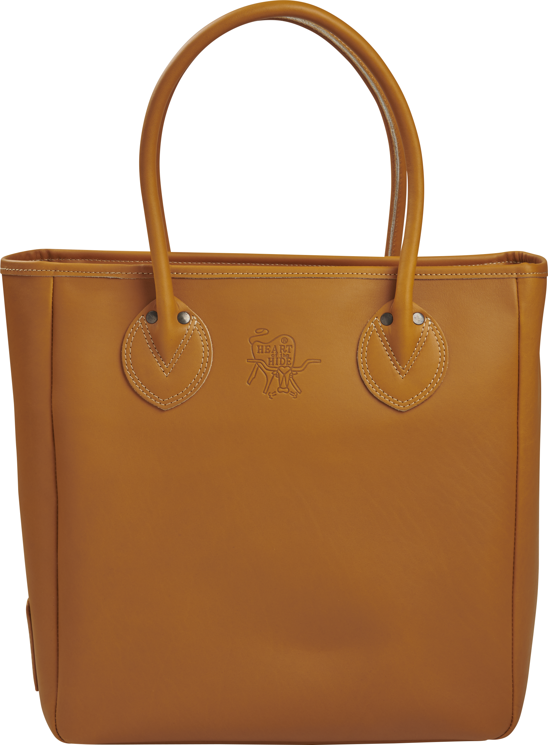 Heart Of The Hide Tote Leather Carry Bag - 20 1/2" X 13 1/2" X 6 1/2" - Tan