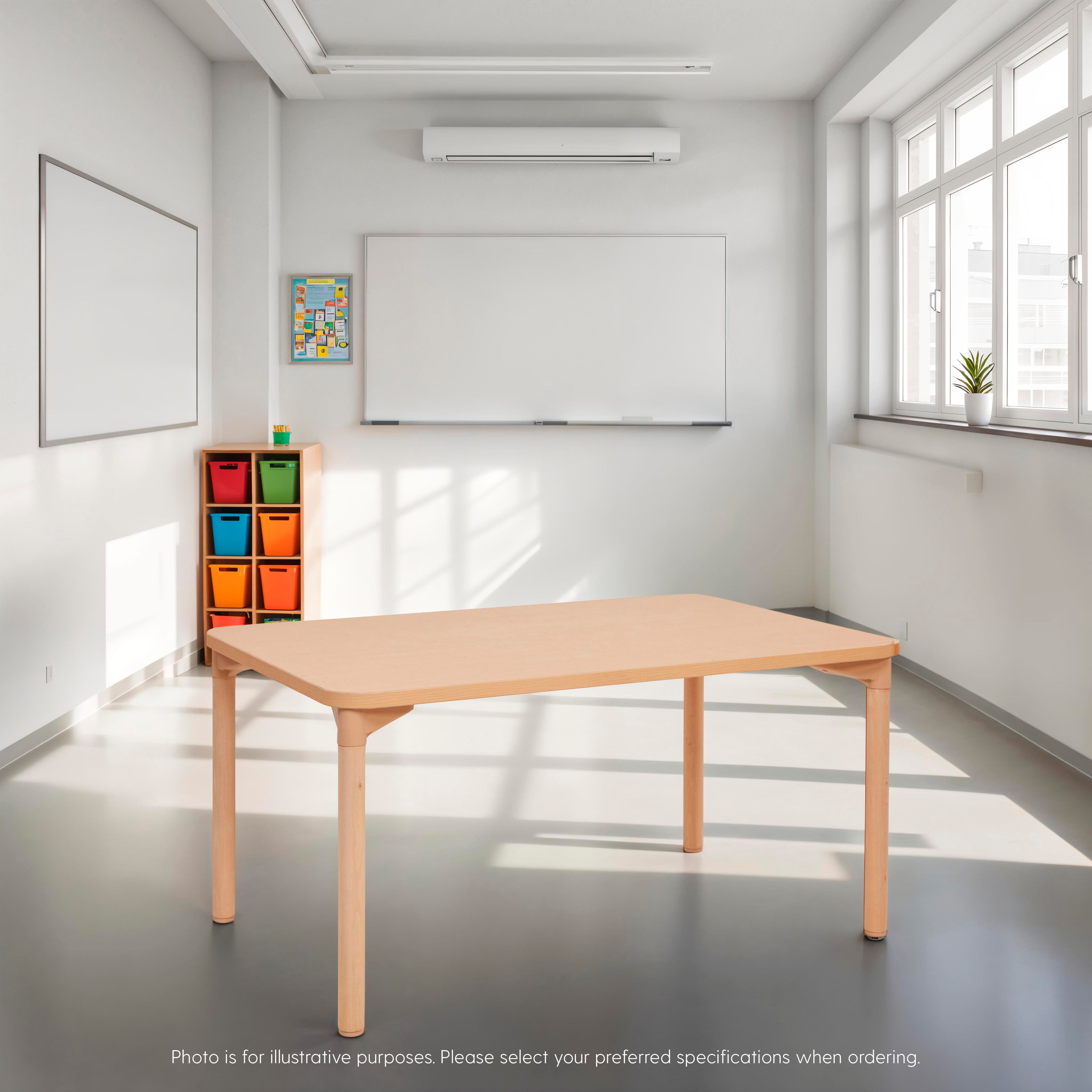 30" x 48" Rectangle All-Purpose Activity Table with 26" Wood Legs