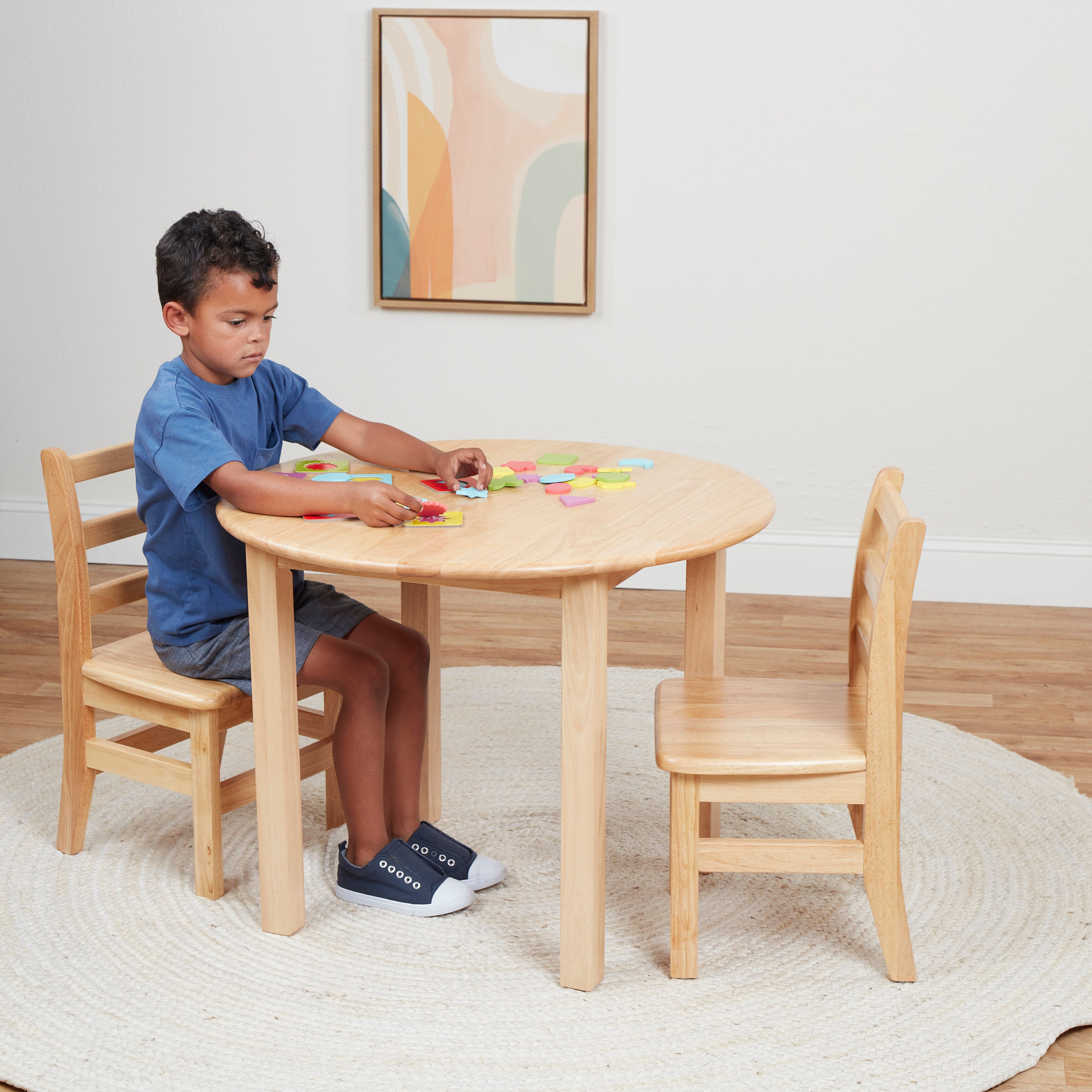 12in Three Rung Ladderback Chair 2-Pack - Assembled