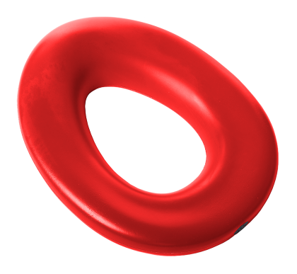 Portable Potty Seat, Elongated - Cherry