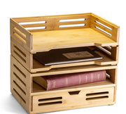 Bamboo Letter Tray, 2PK