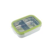 Keepin' Smart Stainless 11 oz Divided Bento / Green