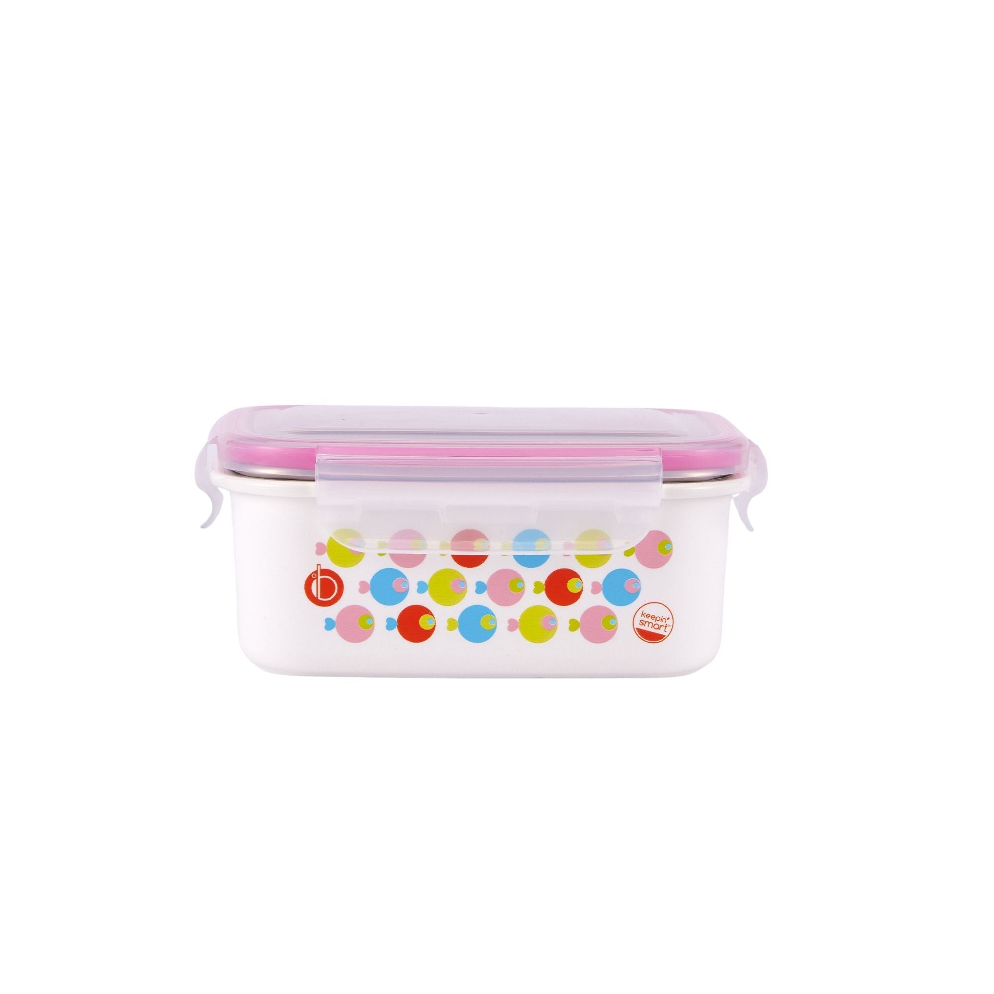 Keepin' Smart Kids Stainless Bento/Fish/Pink