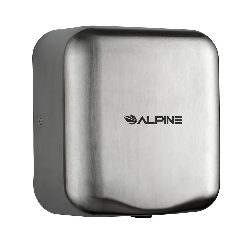 Hemlock Commercial Brushed Stainless Steel Automatic High Speed Electric Hand Dryer with Wall Guard