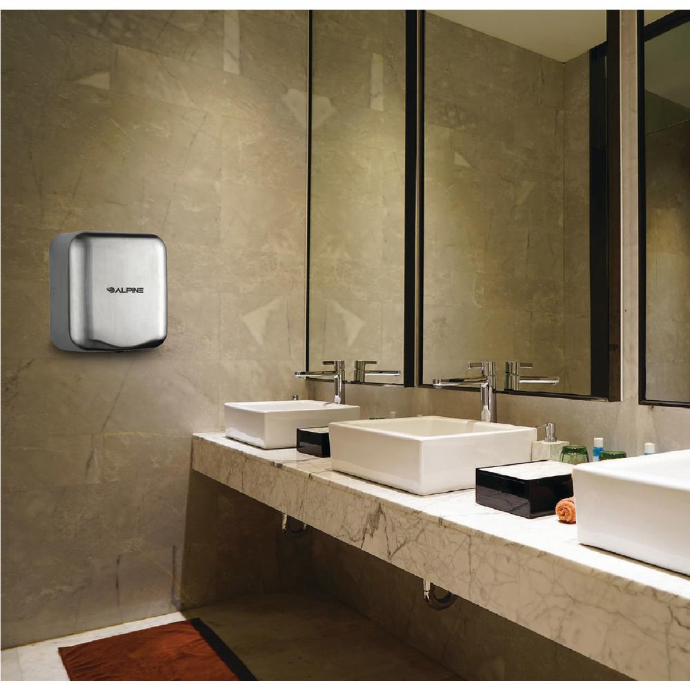 Hemlock High Speed, Commercial Hand Dryer, Stainless Steel Brushed, 120V