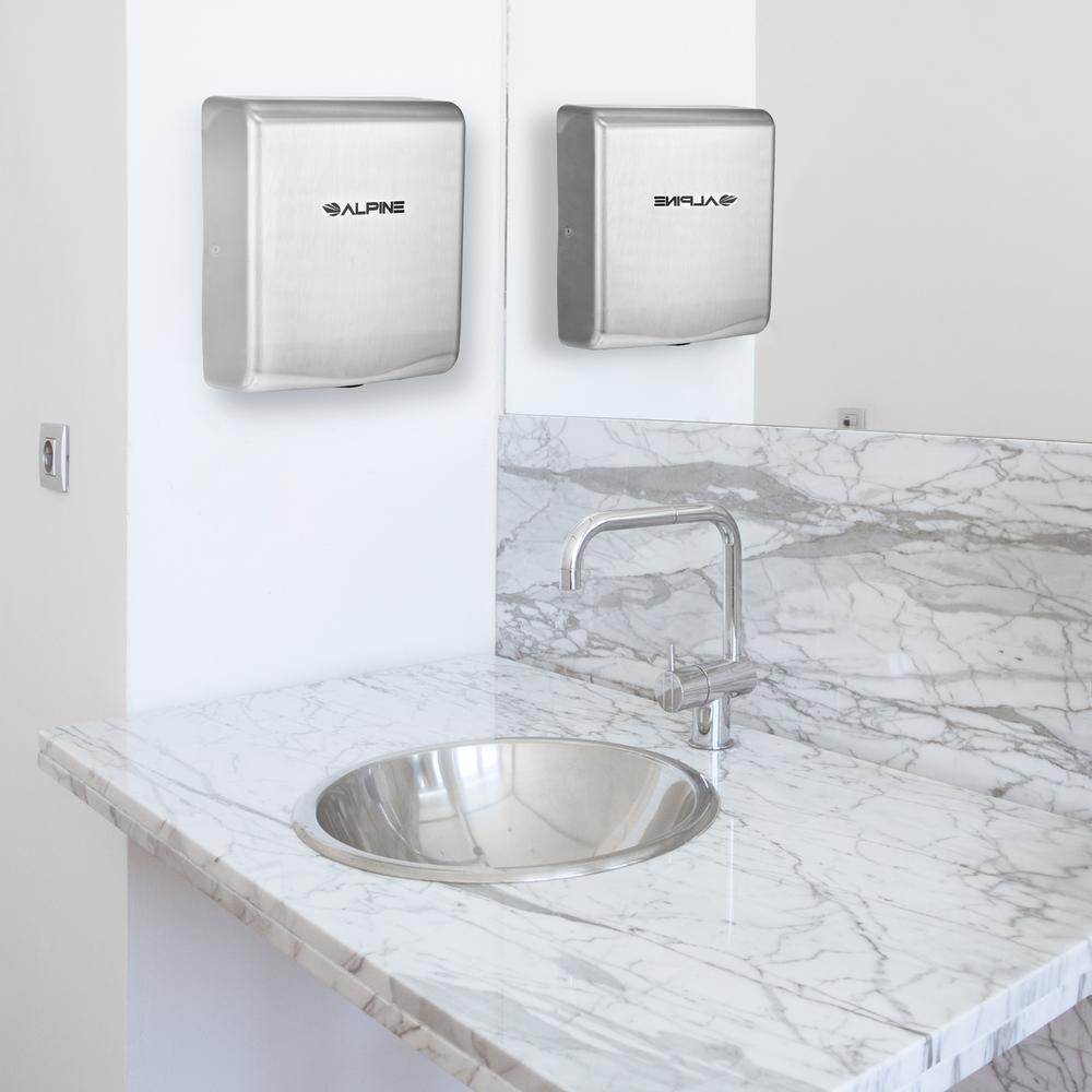 Willow Commercial Stainless Steel High Speed Automatic Electric Hand Dryer 2 Pack