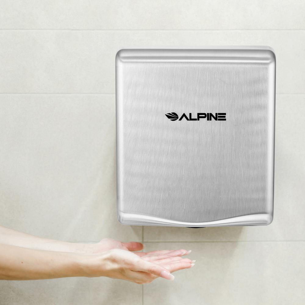 Willow Commercial Stainless Steel High Speed Automatic Electric Hand Dryer with Wall Guard