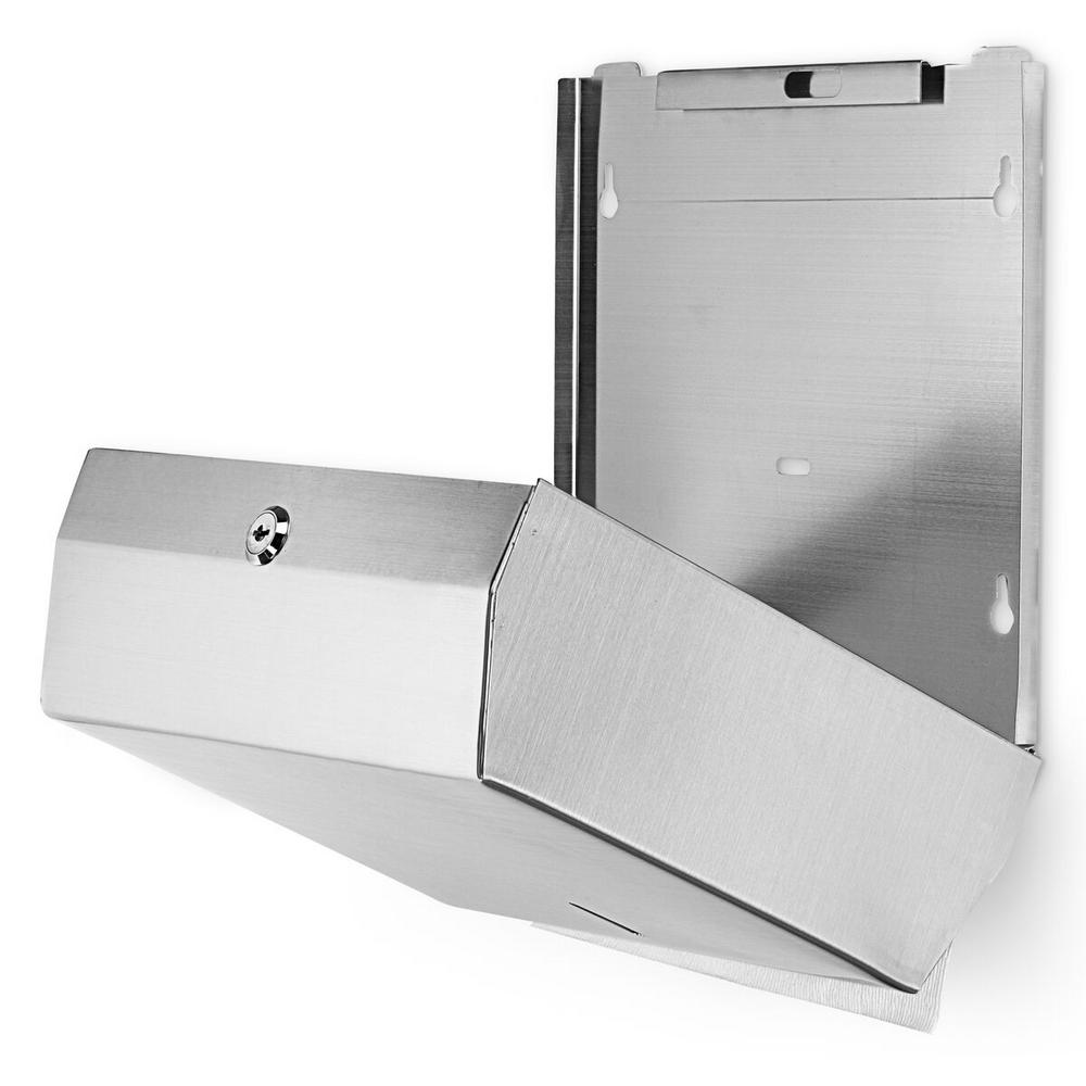 Stainless Steel Multi-Fold/C-Fold Paper Towel Dispenser 2 Pack