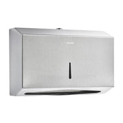 Alpine industries C-Fold/Multifold Paper Towel Dispenser, Stainless Steel Brushed