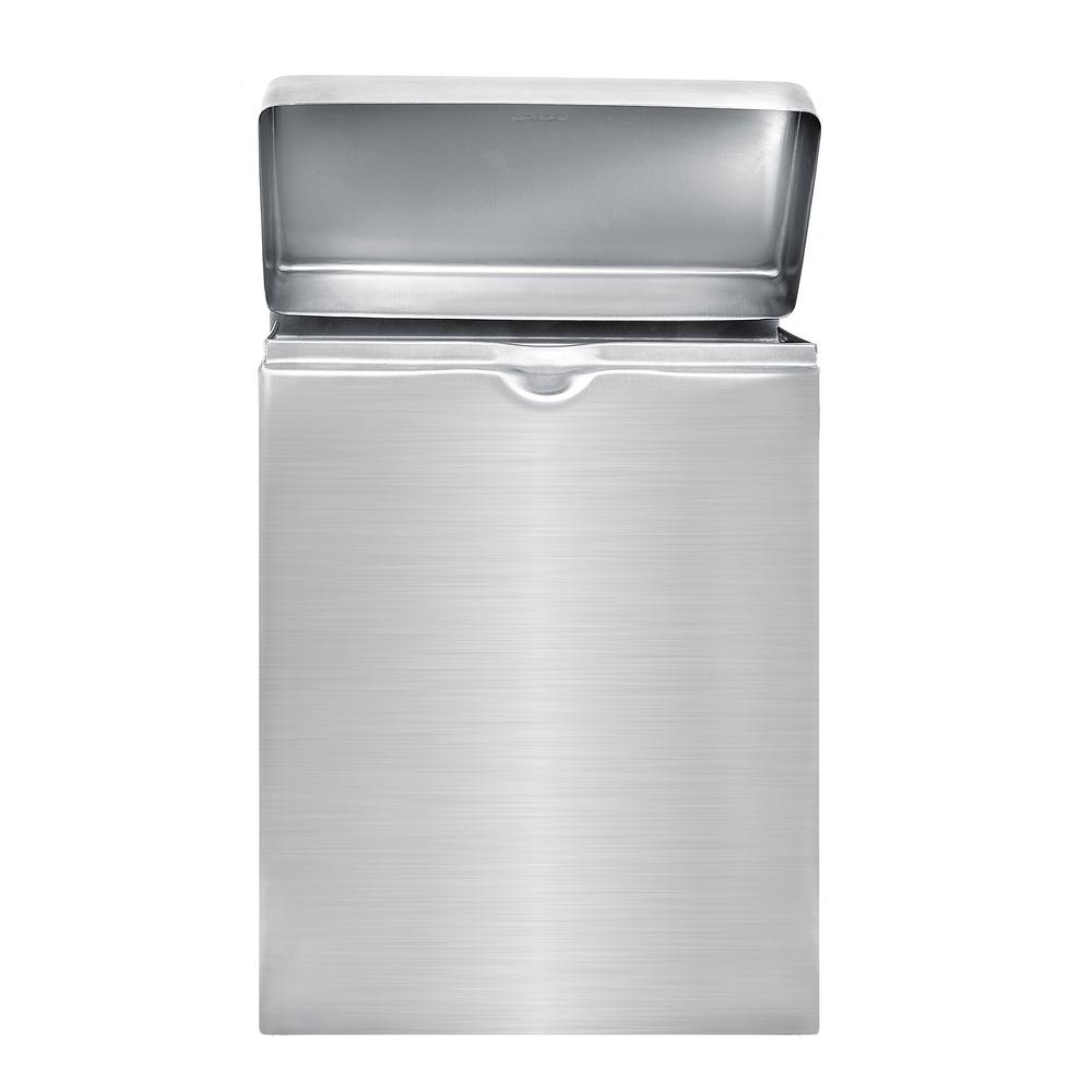 Stainless Steel Wall-Mounted Sanitary Napkin Receptacle 2 Pack
