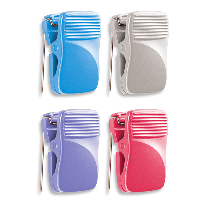 Cubicle Clips, Standard, Assorted Metallic Colors, 24/Box