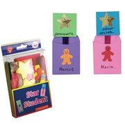 Star Student Kit: 35 Mini People, 35 2" Gold Stars, 30 Colored Library Pockets, 50 Craft Sticks, 50 Pocket Cards