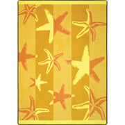 Starfish 5'4" x 7'8" area rug in color Multi
