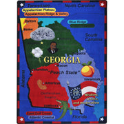 State the Facts - Georgia 5'4" x 7'8" area rug in color Multi