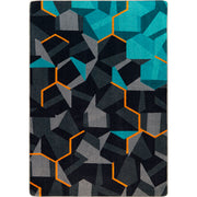 Stealth 10'9" x 13'2" area rug in color Teal