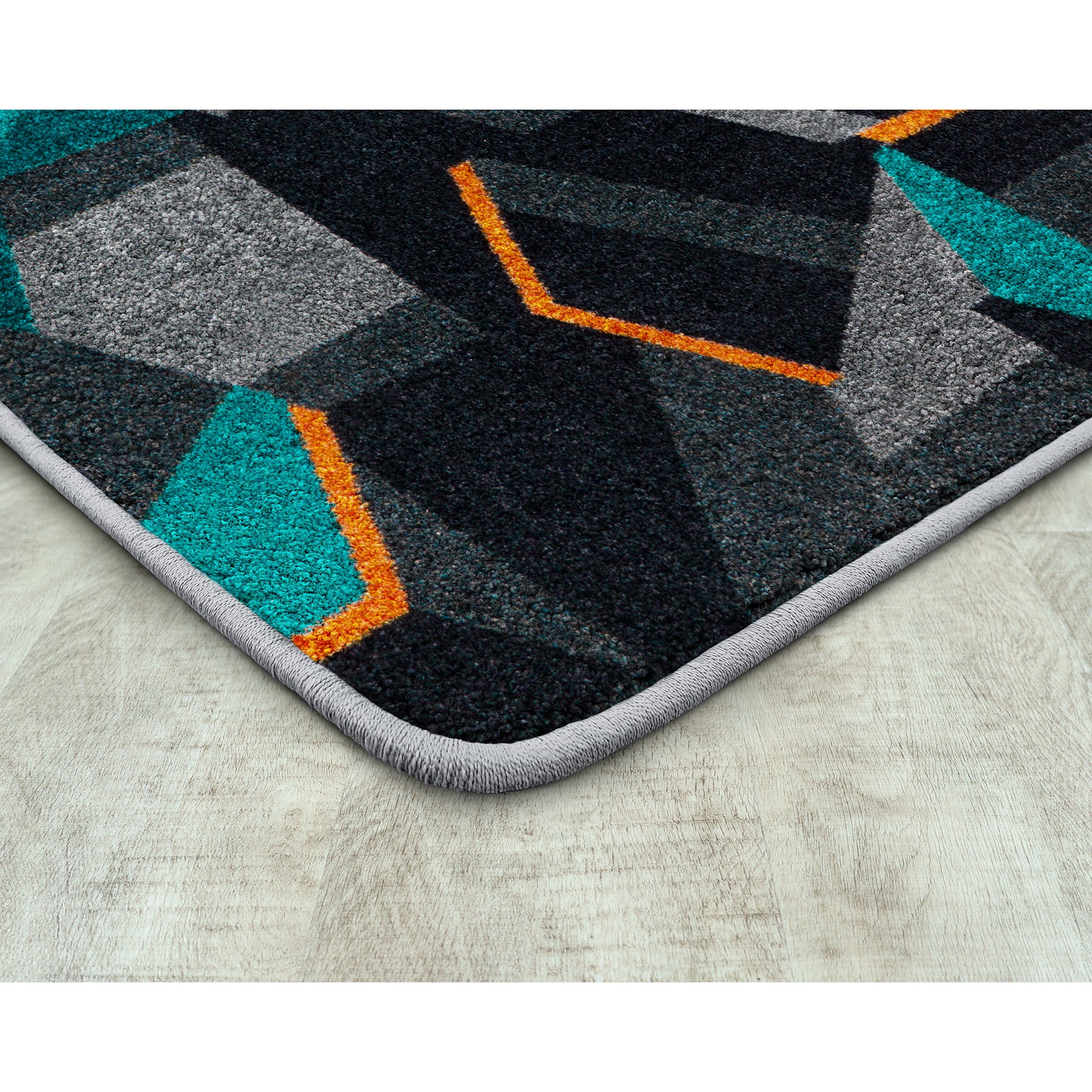 Stealth 10'9" x 13'2" area rug in color Teal