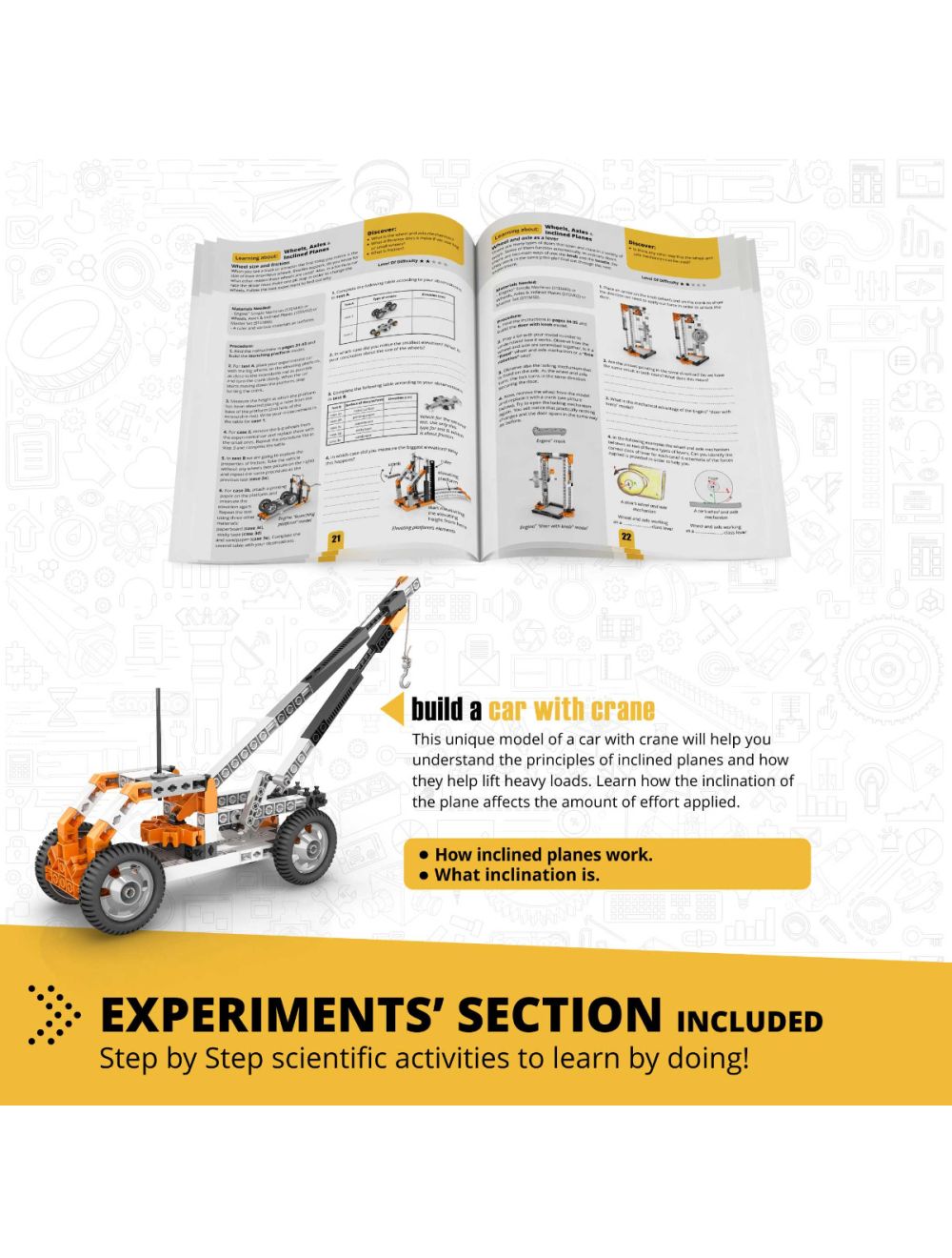 United Scientific® Engino® STEM Mechanics: Wheels, Axles, & Inclined Planes