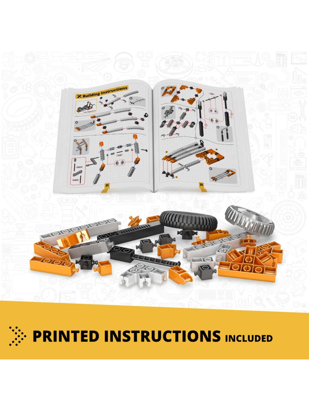 United Scientific® Engino® STEM Mechanics: Wheels, Axles, & Inclined Planes