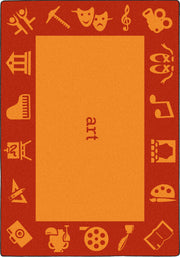 STEAM 5'4" x 7'8" area rug in color Art