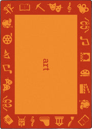 STEAM 7'8" x 10'9" area rug in color Art
