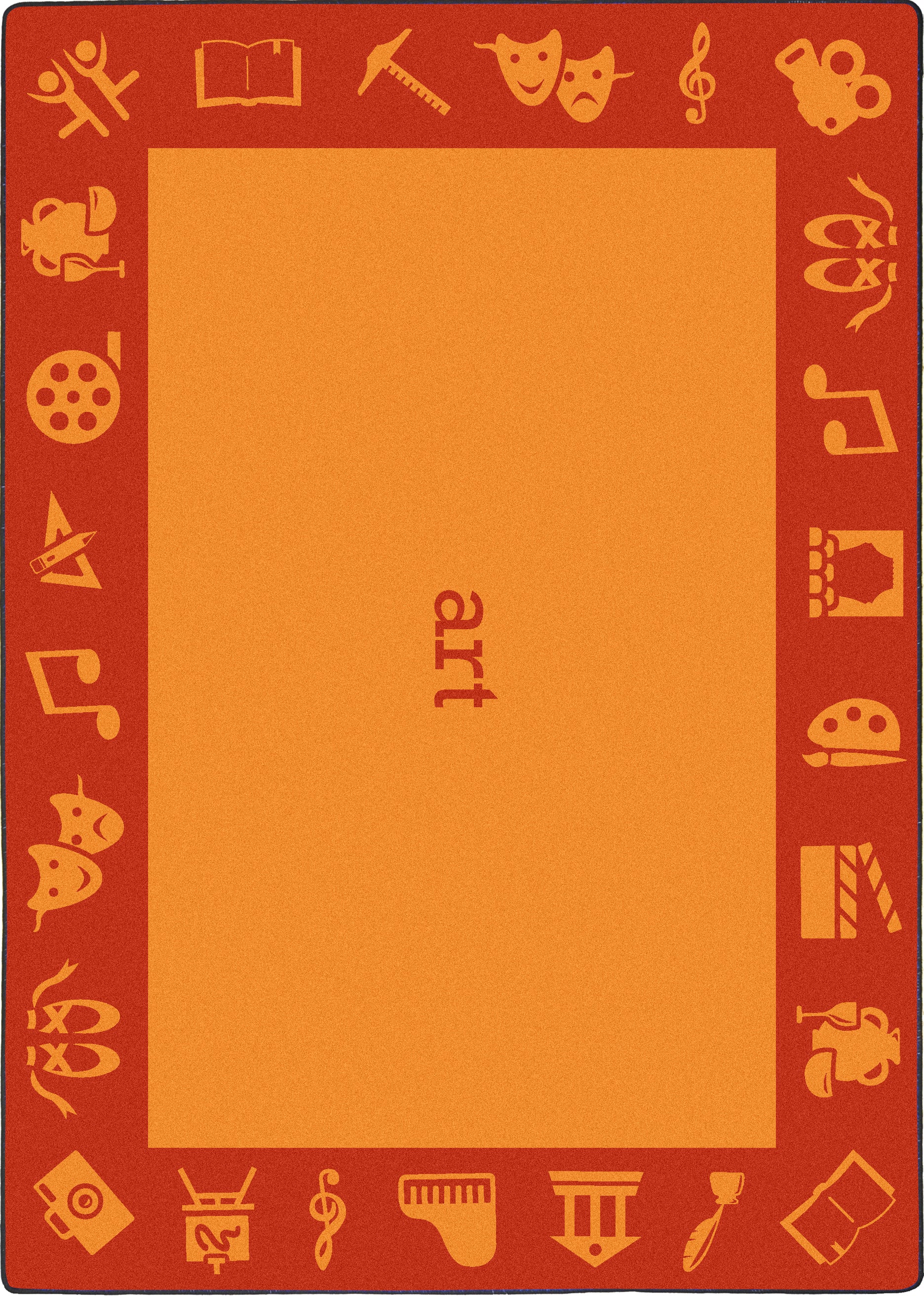 STEAM 7'8" x 10'9" area rug in color Art