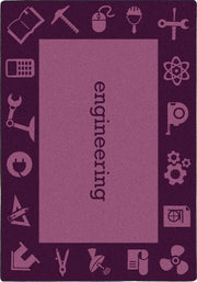 STEAM 5'4" x 7'8" area rug in color Engineering