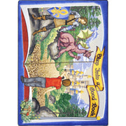 Step Into A Good Book 5'4" x 7'8" area rug in color Multi