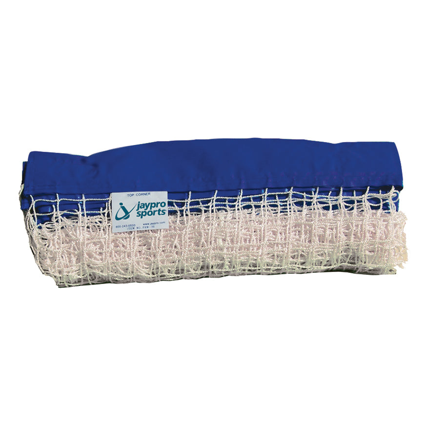 Replacement Net - Soccer Training Goal  - Large - Goal Runner  (4 ft.H x 6 ft.W) (White with Blue Sleeve)