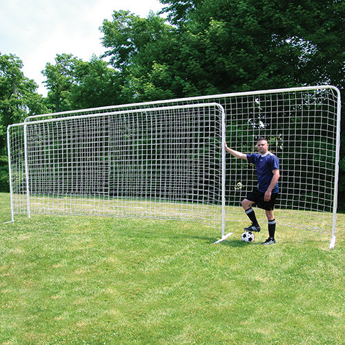 Replacement Net (4 in. Sq. Mesh) - Soccer Training Goal - Medium Portable Training Goal (7-1/2 ft.H x 18 ft.W) (White)