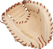 Rawlings Heart Of The Hide Series Catchers Mitt 34-Inch Baseball Glove - Right Hand Thrower - Camel