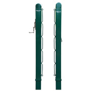 Tennis Posts - (3 in. Post) (Outdoor) - Club Tennis Upright (Square) (Black)
