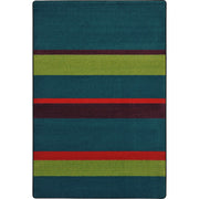 Straight and Narrow 10'9" x 13'2" area rug in color Tropics