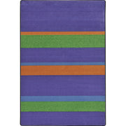 Straight and Narrow 10'9" x 13'2" area rug in color Violet