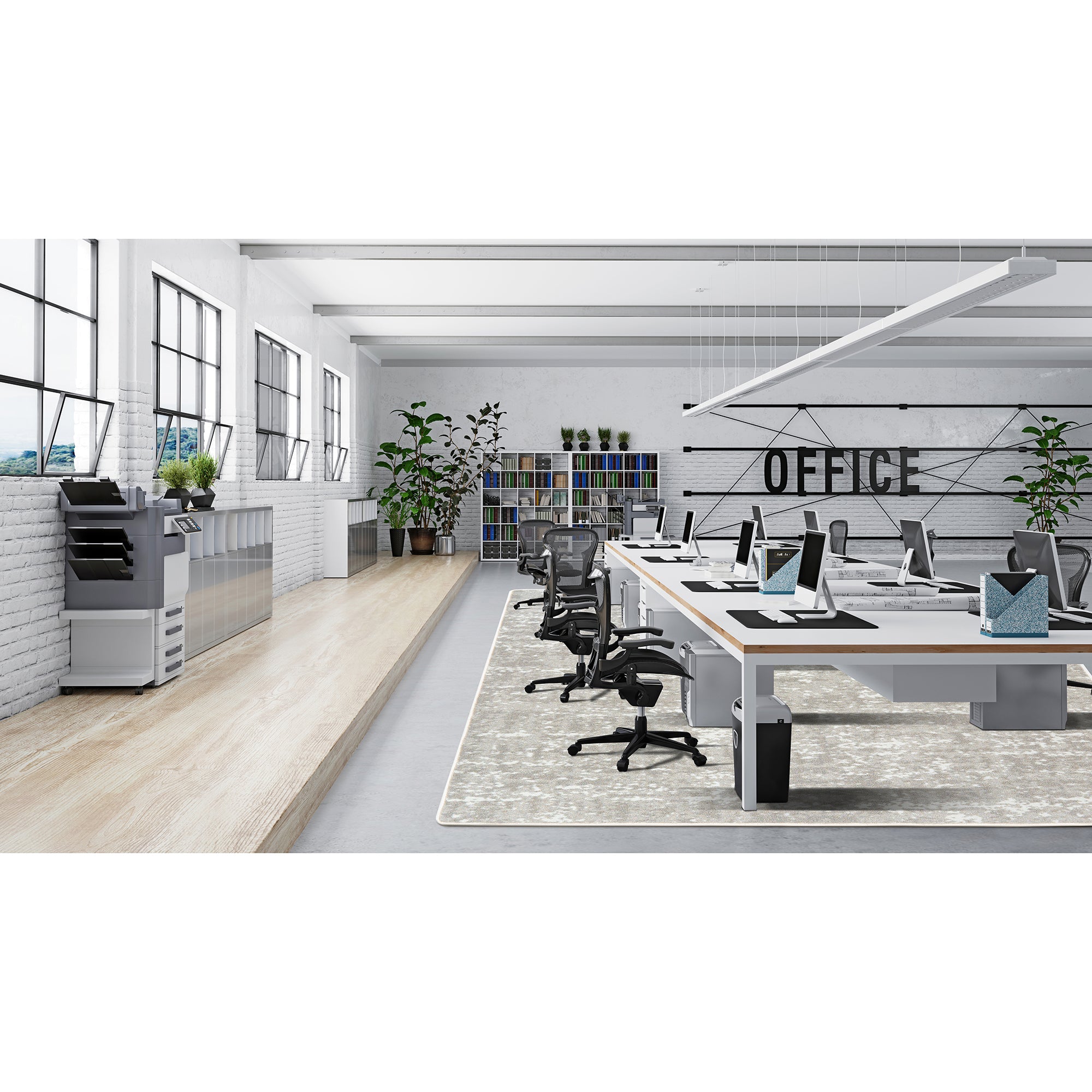 Stretched Thin 5'4" x 7'8" area rug in color Dove