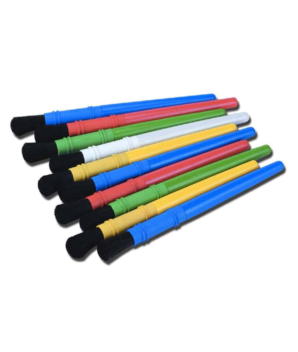 10 Pack Stubby-Grip Paint Brushes (ARM-016)