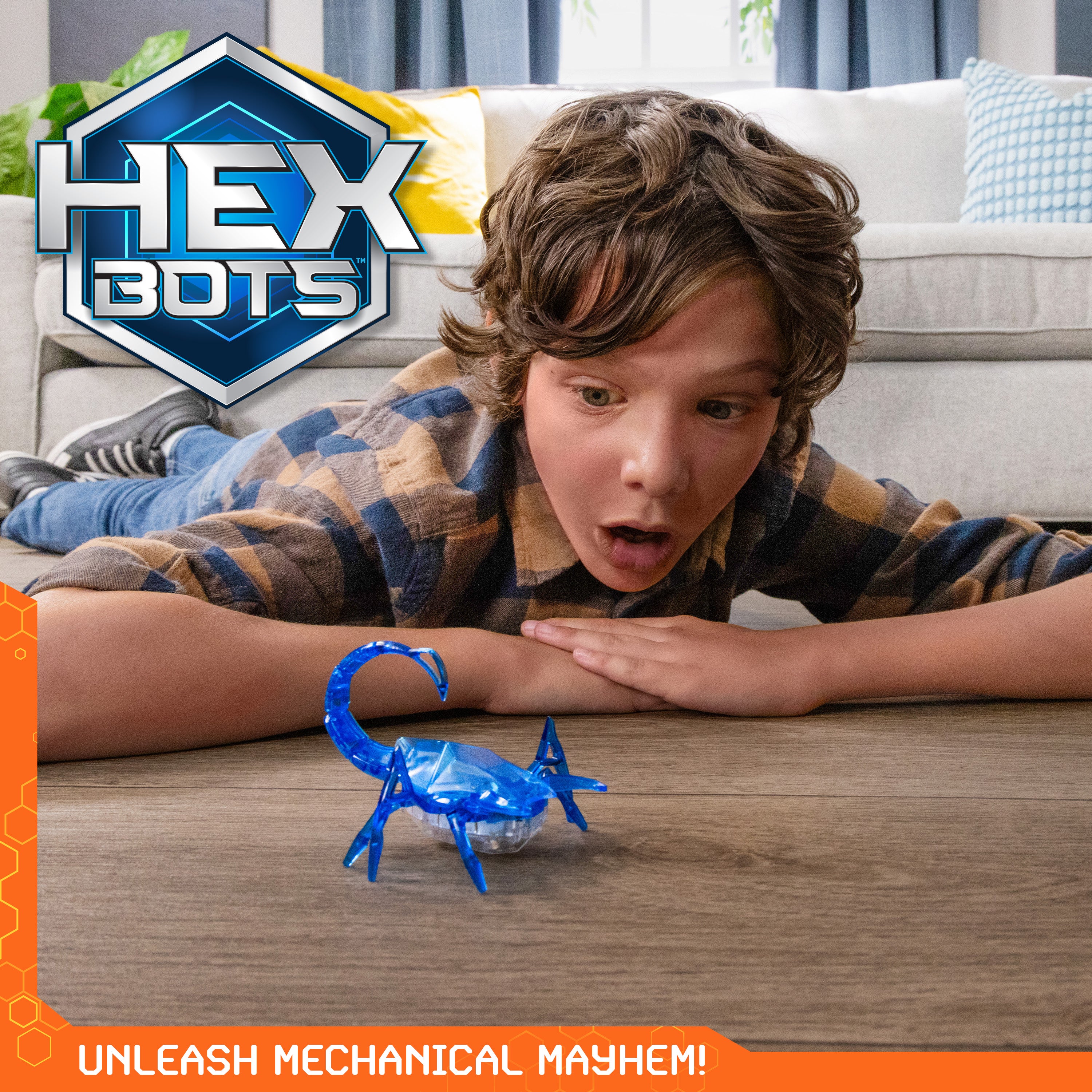 HEX BOTS Robotic Scorpion, Autonomous Mechanic Scorpion Toys for Kids, Adjustable Robotic Scorpion Figure, Robot Toys for Boys & Girls Ages 4 & Up, Styles May Vary