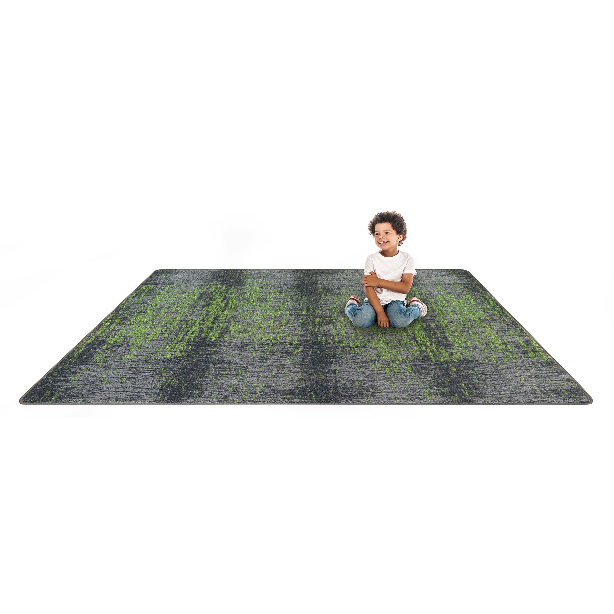 Surface Tension 3'10" x 5'4" area rug in color Meadow