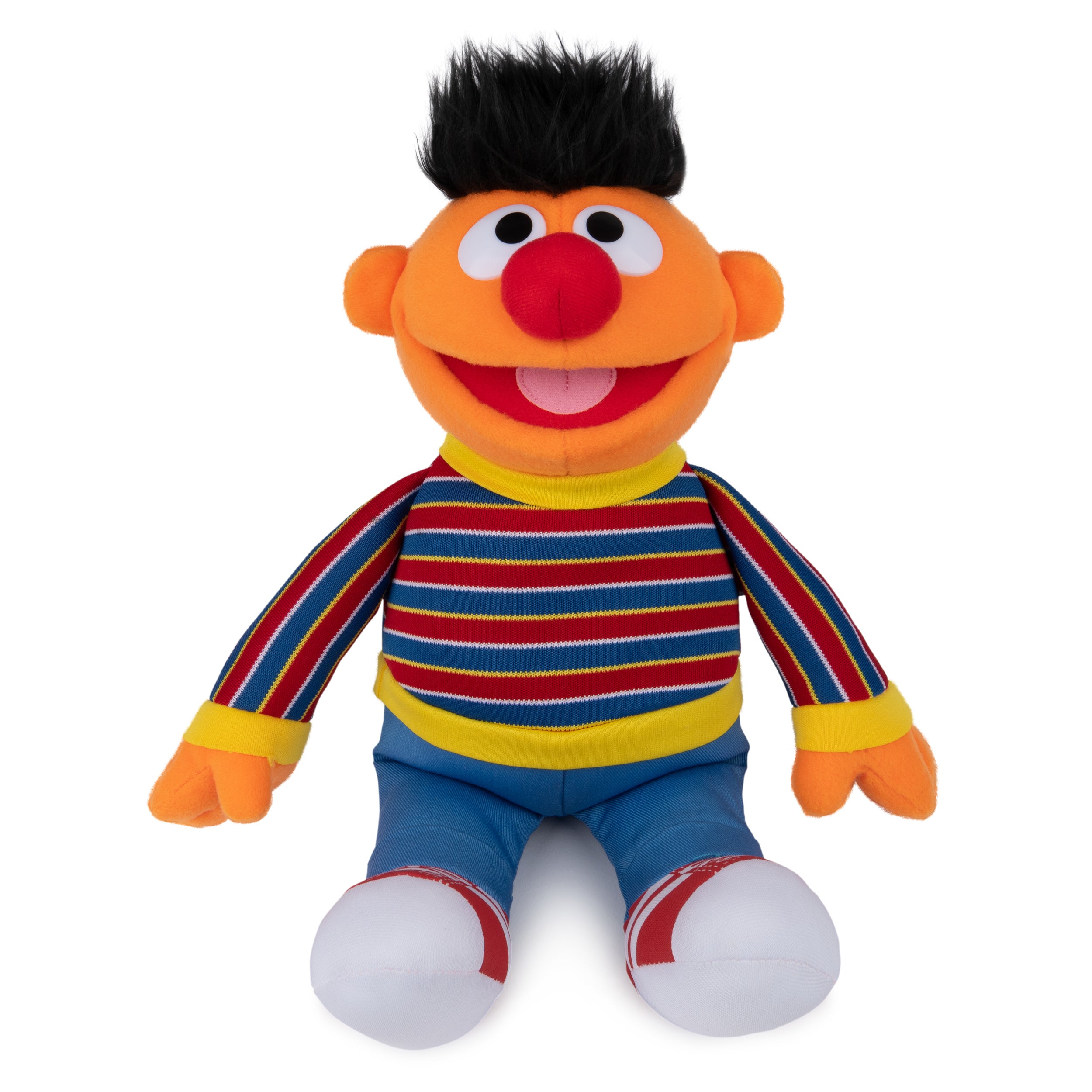 GUND Sesame Street Official Ernie Muppet Plush, Premium Plush Toy for Ages 1 & Up, Orange, 13.5”