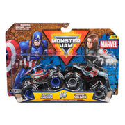 Monster Jam, Marvel 1:64 Scale Die-Cast Monster Truck Toy Vehicle 2-Pack Styles May Vary
