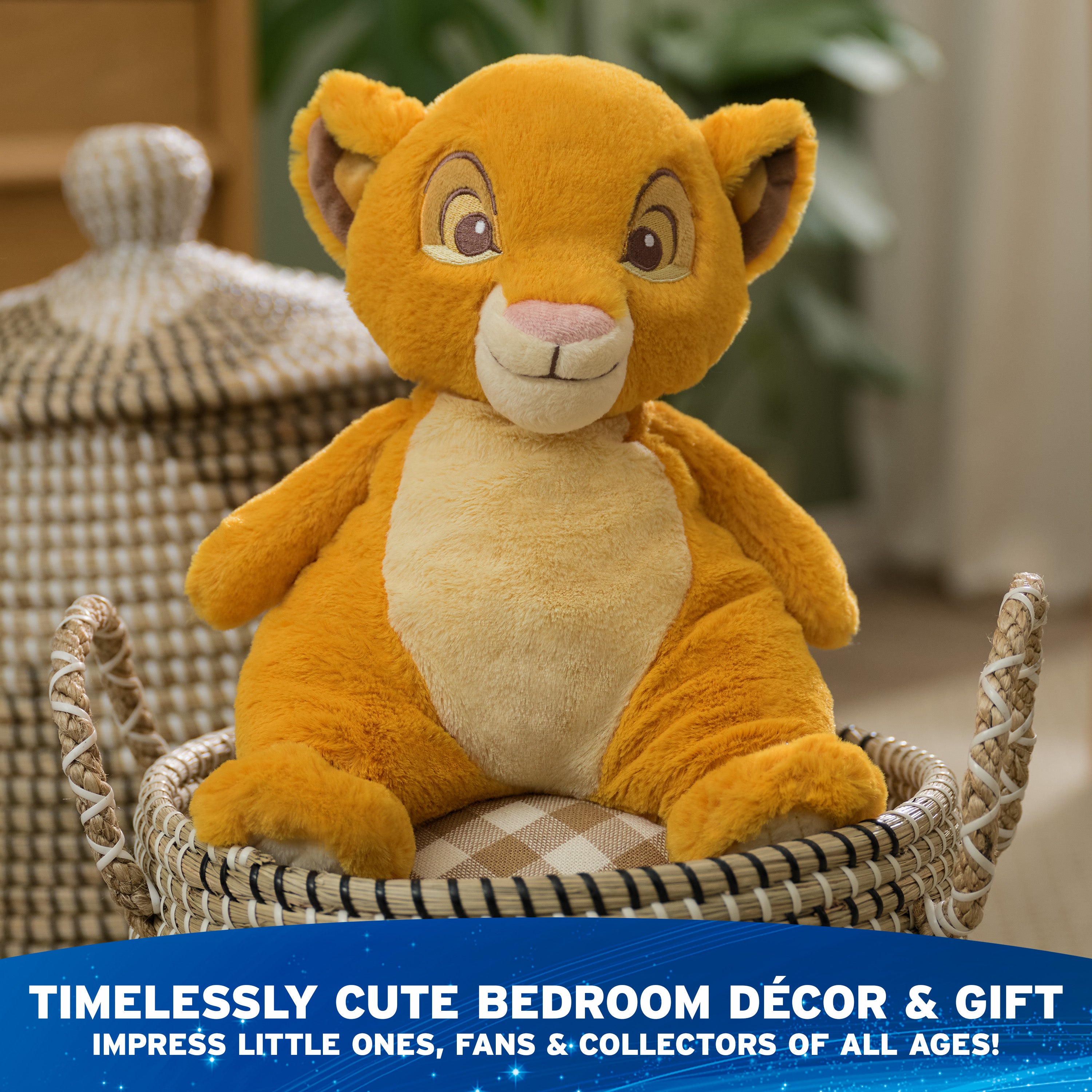 GUND Disney Official Simba Oh So Snuggly Plush, The Lion King, Lion Stuffed Animal for Babies and Infants, Yellow, 12.5”