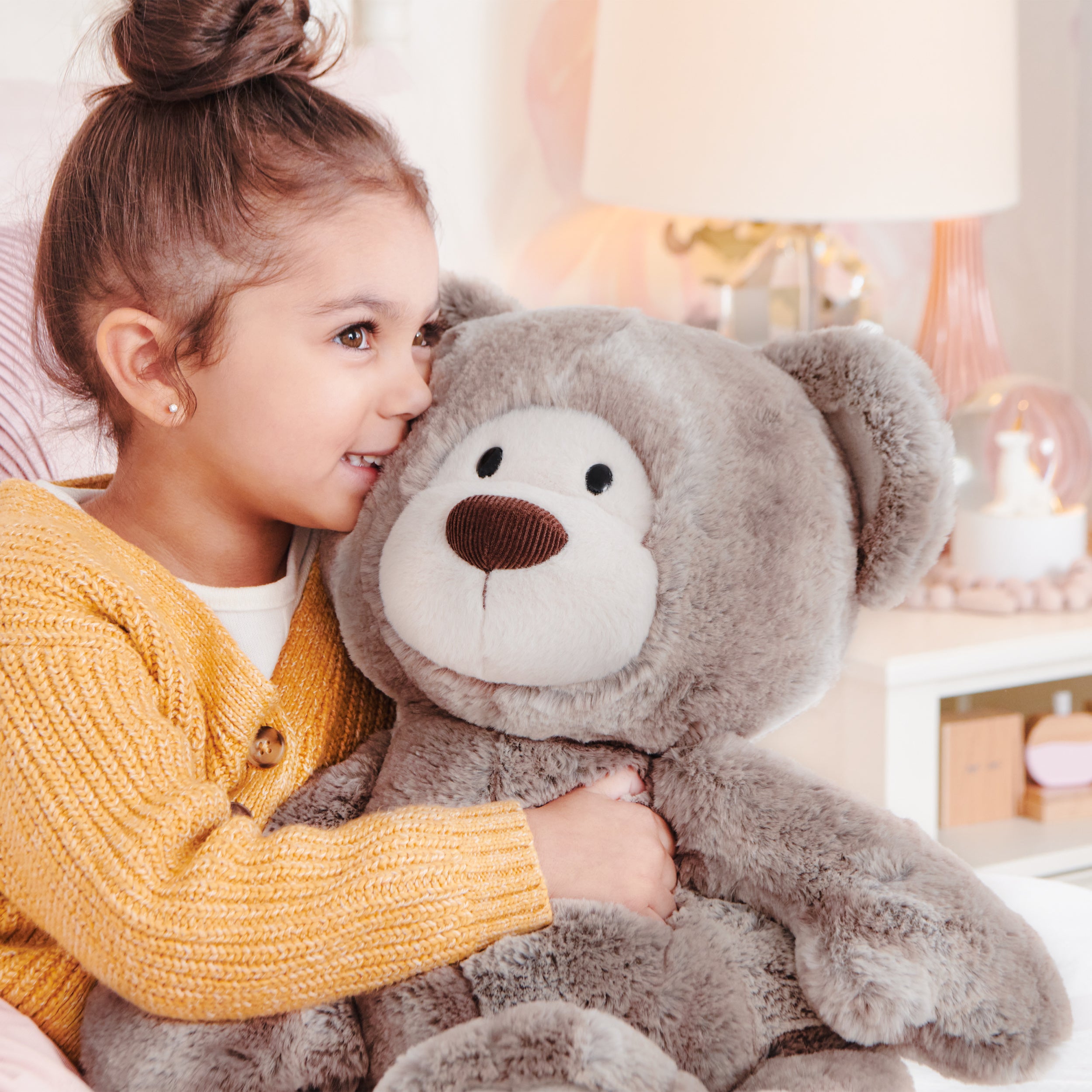 GUND Mukki Teddy Bear, Premium Stuffed Animal for Ages 1 and Up, Brown/Cream, 16”